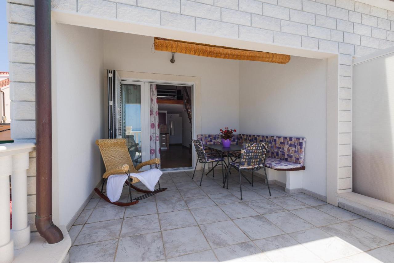 Luxury Bellavista Amazing Sea Holidays With Private Beach & Parking Milna  Exteriör bild