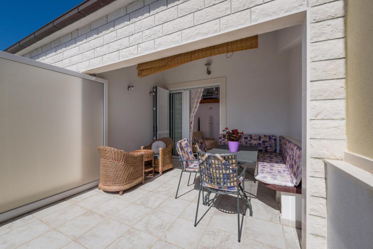 Luxury Bellavista Amazing Sea Holidays With Private Beach & Parking Milna  Exteriör bild