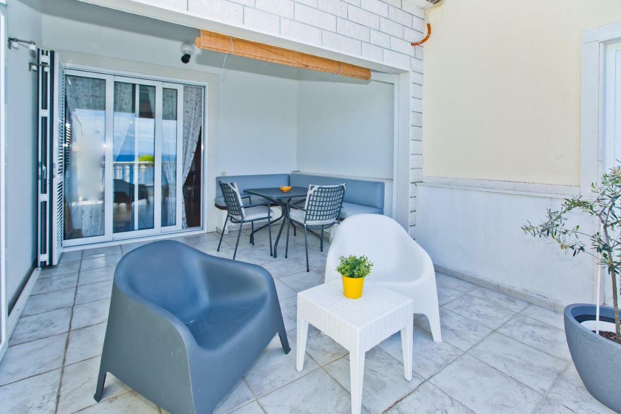 Luxury Bellavista Amazing Sea Holidays With Private Beach & Parking Milna  Exteriör bild